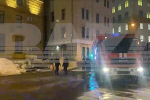 У Москві горить будівля МВС (відео)