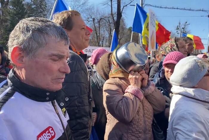 У Молдові проросійські сили вийшли на акцію протесту, відомо про перші затримання 