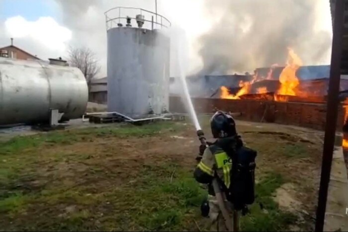 La Russie est en feu : un incendie de grande ampleur s'est déclaré près de Rostov ()