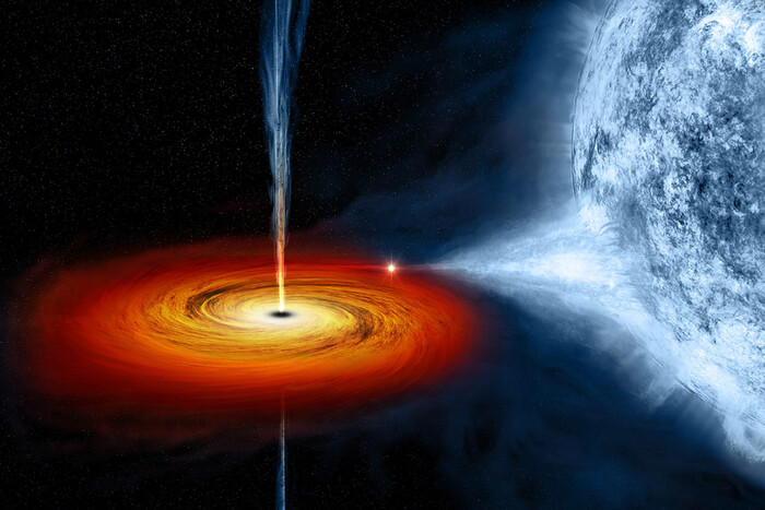 Угроза из космоса: сверхмассивная черная дыра направила свои струи на Землю (фото)