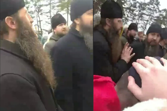 На Житомирщині священник УПЦ МП ударив по голові хлопчика із прапором України (відео)