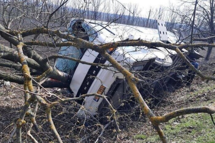 В Молдове перевернулся автобус, следовавший в Киев, есть потерпевшие