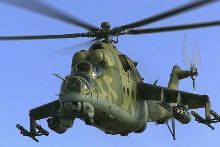 Вертоліт із окупантами «скупався» в Азовському морі