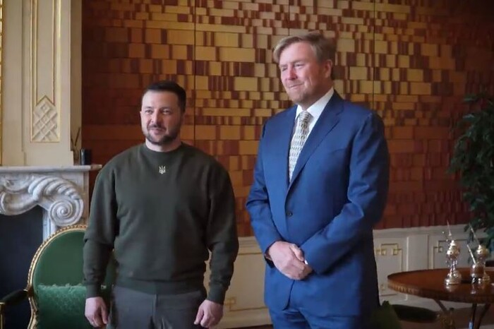 Україна відчуває підтримку Нідерланів: Зеленський зустрівся із королем (відео)