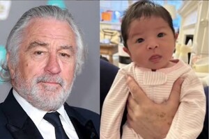 79-річний Роберт Де Ніро показав журналістам новонароджену доньку