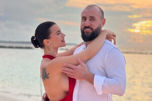 Сергій Рибалка з дружиною Анастасією у Франції