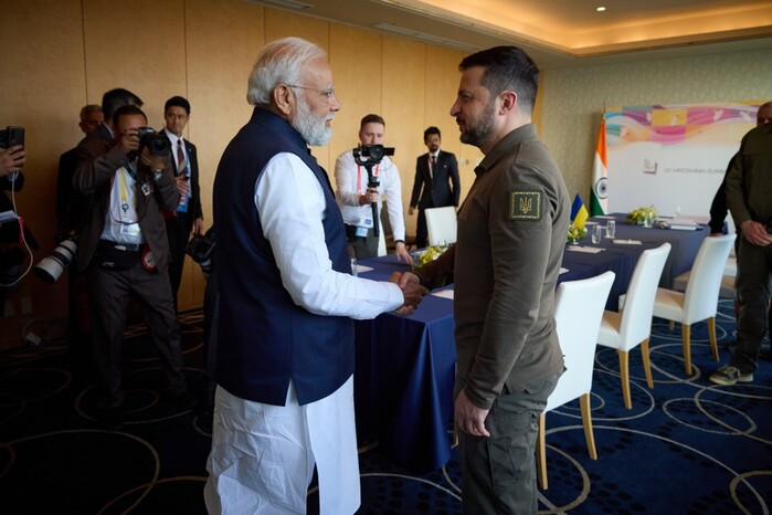 Зеленський в Японії зустрівся з прем’єр-міністром Індії