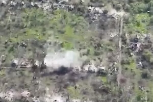 Прикордонники вдарили по штурмовій групі окупантів у Бахмуті (відео)