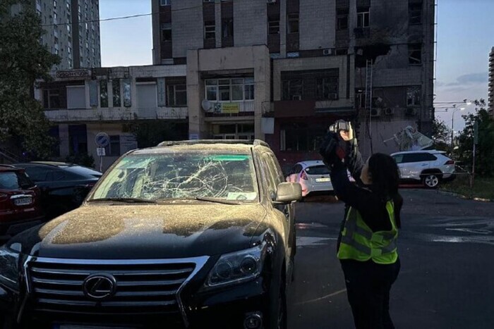 Ночная атака противника на столицу: полиция показала последствия (фото)