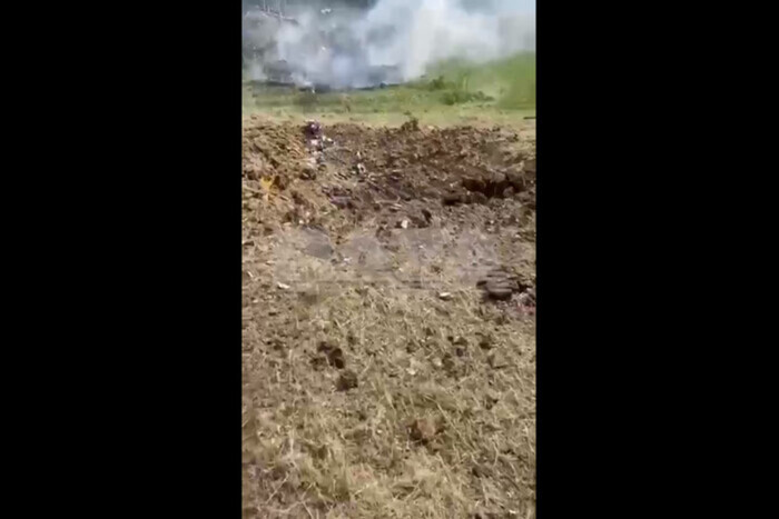 В Калужской области упал беспилотник (видео)