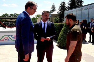 Зеленський вперше зустрівся з президентом Сербії (відео)