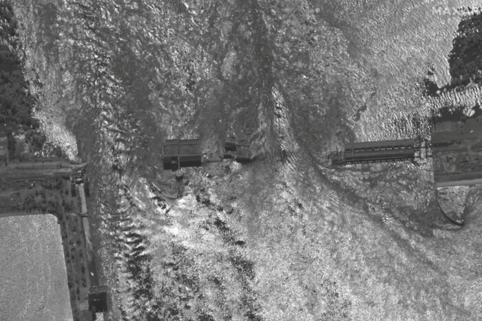 Підрив Каховської ГЕС: нові супутникові знімки (фото)