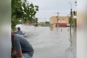 В окупованій Голій Пристані затоплено майже 200 будинків (відео)