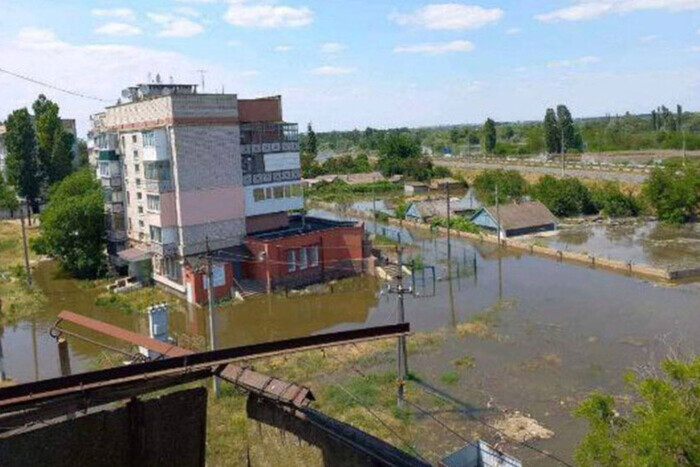 Город Олешки затоплен на 90%