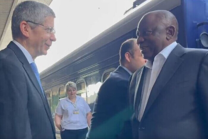 В Киев приехал президент ЮАР (видео)