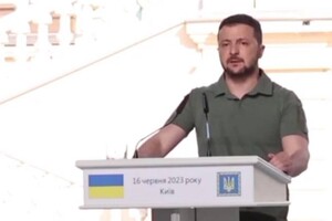 Володимир Зеленський заявив, що не бачить сенсу діалогу з людиною, яка хоче стерти повністю державу Україна