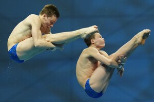 Українські стрибуни у воду Середа та Болюх здобули «золото» Європейських ігор