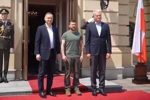 Зеленський зустрівся з президентами Литви та Польщі (відео)