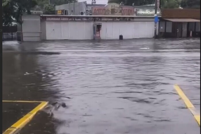 Львів накрила потужна злива: негода наробила лиха у місті (відео)