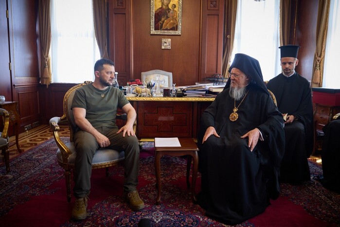 Зеленський та Вселенський патріарх Варфоломій обговорили українську формулу миру