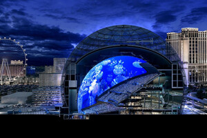 У Лас-Вегасі презентували сферичну споруду, яка є найбільшою у світі, фото та відео