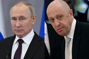 Володимир Путін і Євген Пригожин