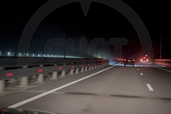 З'явились перші кадри після вибухів на Кримському мосту (відео)