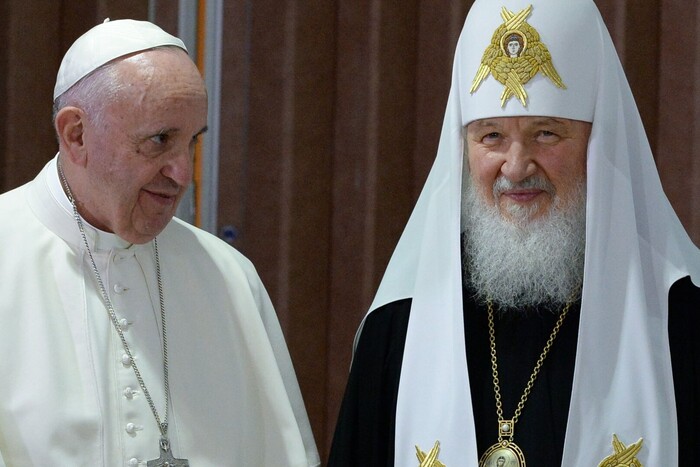 Папа Римський готовий посадити літак у Москві, щоб побачити Кирила