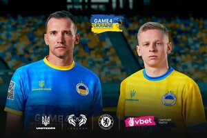 VBET став партнером благодійного матчу Game4Ukraine з участю Андрія Шевченка й Олександра Зінченка для збирання коштів на відновлення на UNITED24