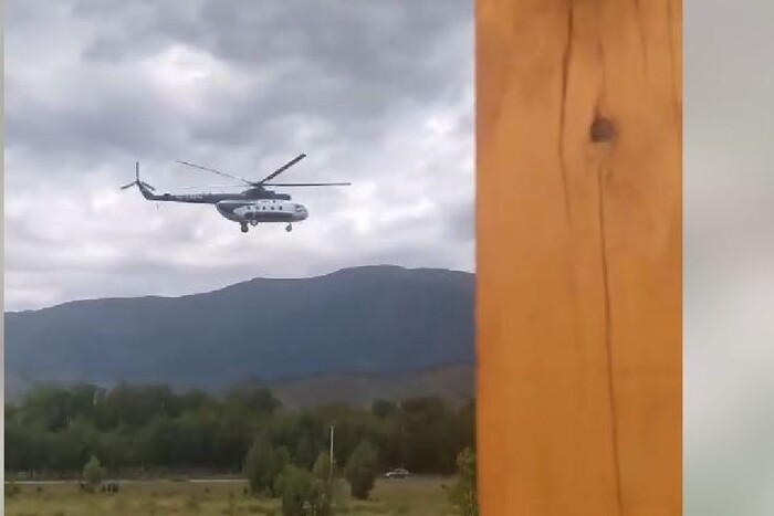 У Росії розбився гелікоптер із пасажирами на борту (відео) 