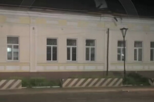 У Брянській області РФ безпілотник поцілив у поліцейський відділок
