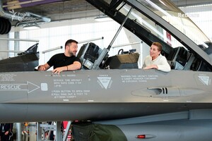 Президент ознайомився з програмою підготовки українських льотчиків на F-16 у Данії