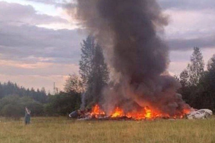 Росія стверджує: у літаку, що розбився, був Пригожин