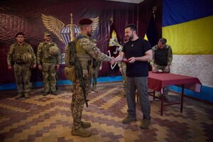 Президент Зеленський відвідав командні пункти бійців «Таврії»