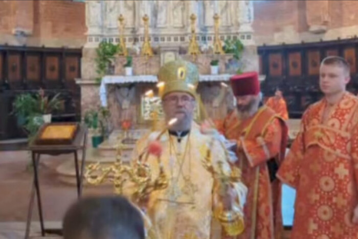 Митрополит Московської церкви в Україні провів служіння з духовенством РПЦ в Італії