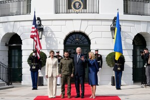 Президент США Джо Байден разом із першою леді Джилл Байден зустріли президента Володимира Зеленського і його дружину Олену Зеленську