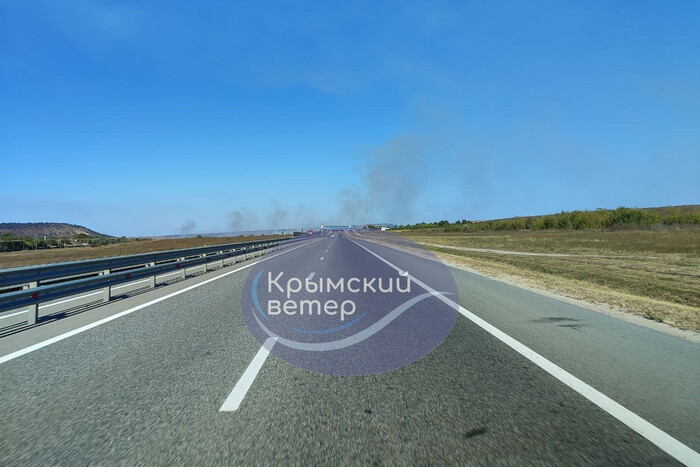 Разгром Черноморского флота в Крыму: возле Бахчисарая возник пожар (фото)