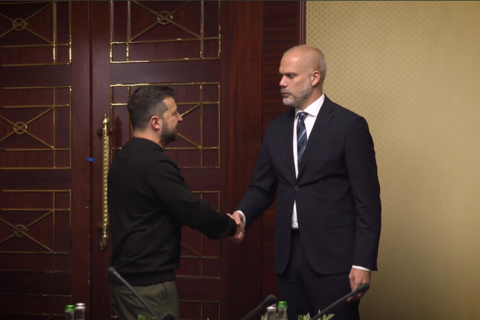 Зеленський зустрівся з міністром оборони Словаччини (відео)