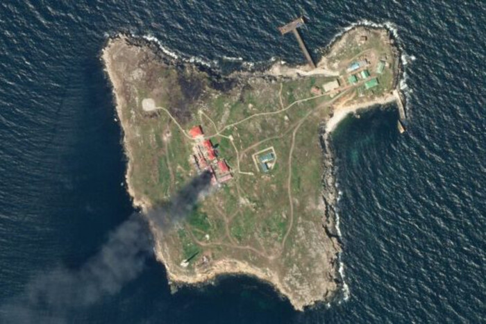 Российская армия нанесла бомбовый удар по острову Змеиный
