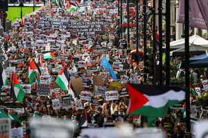 100 тис. людей взяли участь в «Марші за Палестину» у Лондоні (фото)
