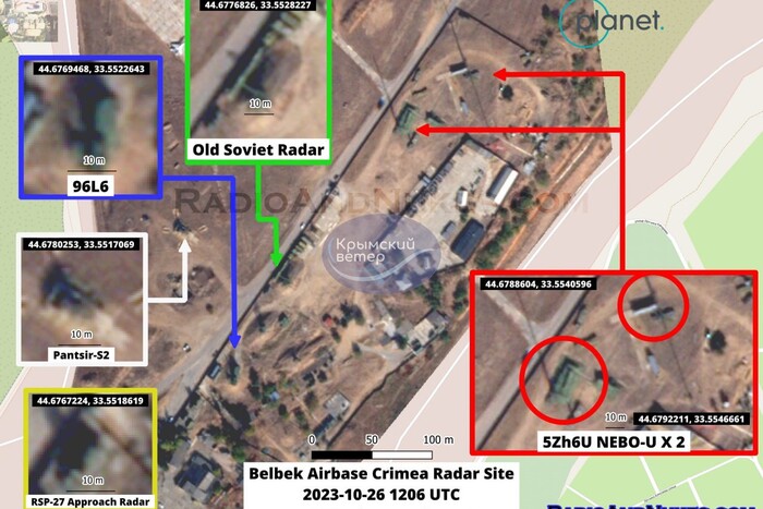 Окупанти посили захист аеродрому під Севастополем: супутникові знімки
