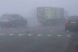 На Полтавщині зіткнулися 10 автомобілів (фото, відео)