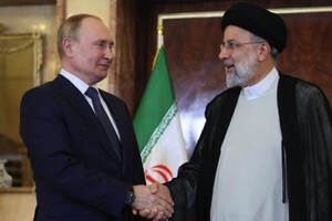 Російський диктатор Володимир Путін і президент Ірану Ібрагім Райсі