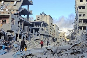 Вигляд міста на півночі Сектора Гази, 22 листопада 2023 року, після ізраїльських бомбардувань