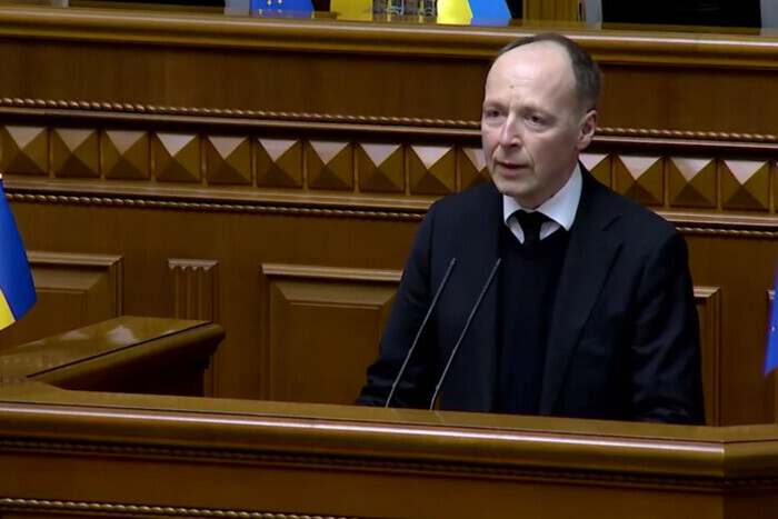 Спикер парламента Финляндии произнес речь в Раде на украинском языке (видео)