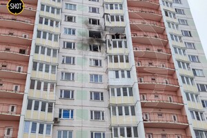 У Тулі дрон врізався у житлову багатоповерхівку