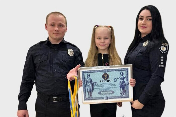 Семилетняя украинка установила необычный национальный рекорд