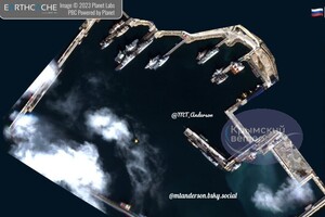 РФ заховала кораблі в порту Новоросійська