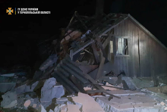 На Тернопільщині вибух газу зруйнував приватний будинок (фото)
