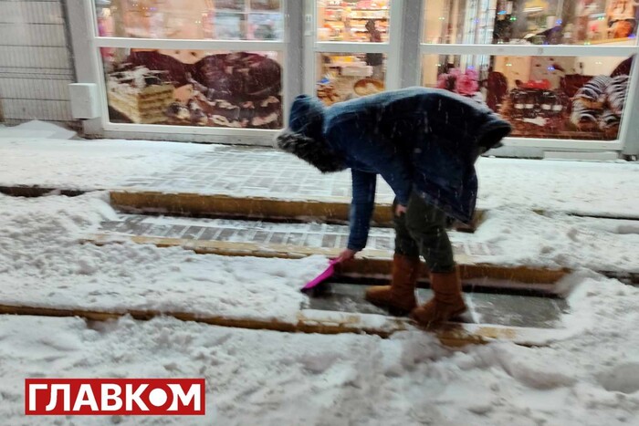 Київ замело снігом (фото)